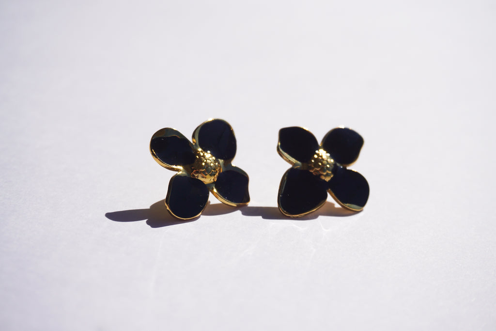 Broquel flor negro