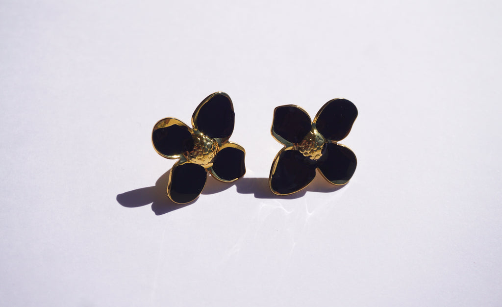 Broquel flor negro