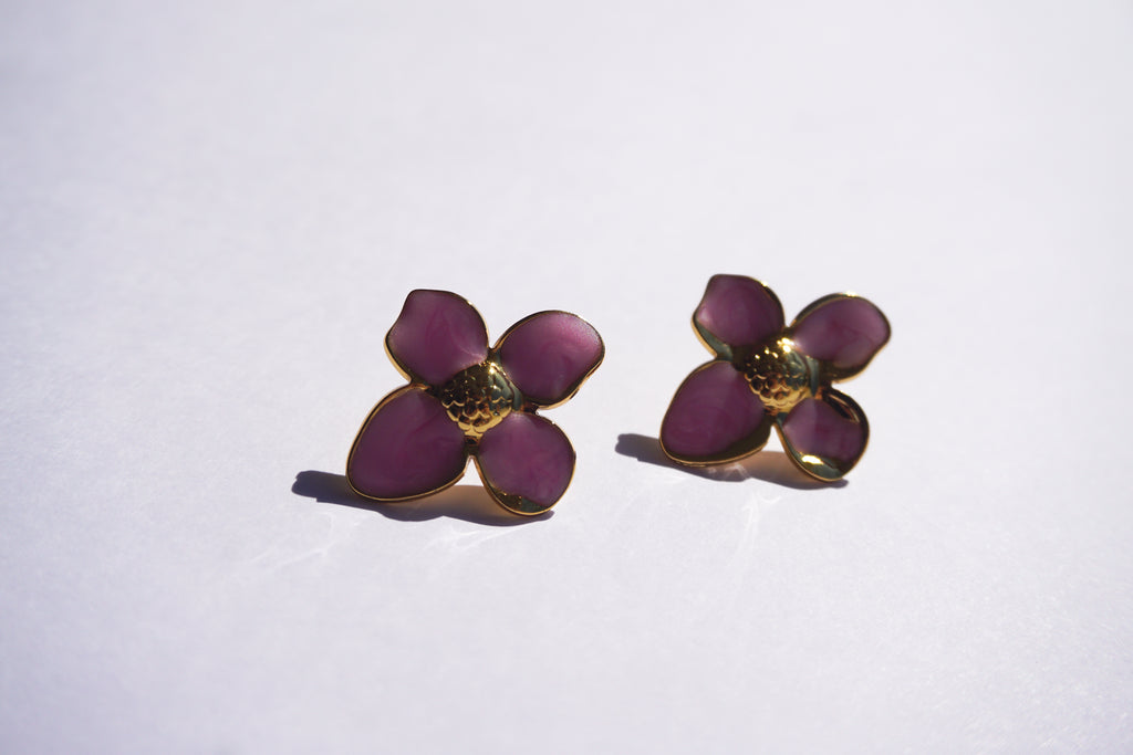 Broquel flor rosa