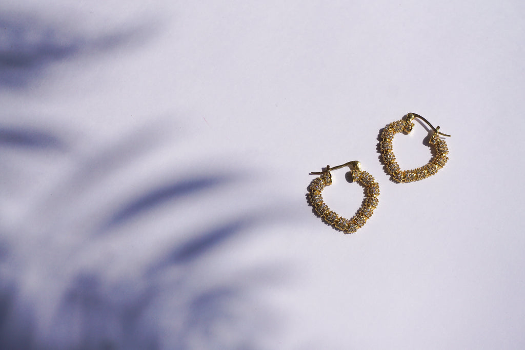 Arracadas silueta corazón