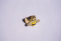 Anillo de chapa de oro ajustable de abejas