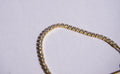 Pulsera tennis dorada