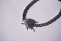 Pulsera plateada de insecto con cierre ajustable