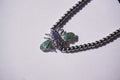 Pulsera plateada de insecto con cierre ajustable
