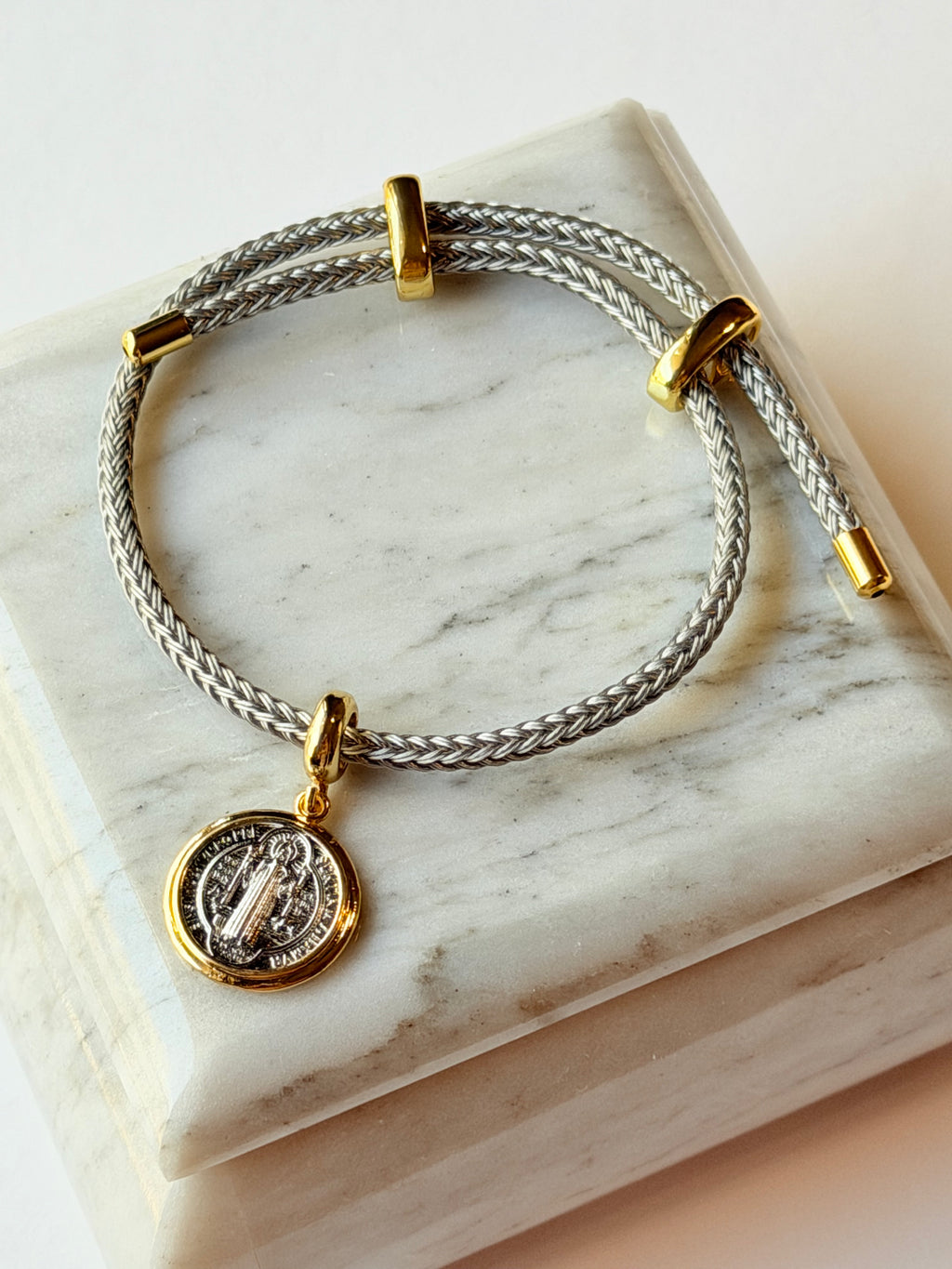 Pulsera acero San Benito