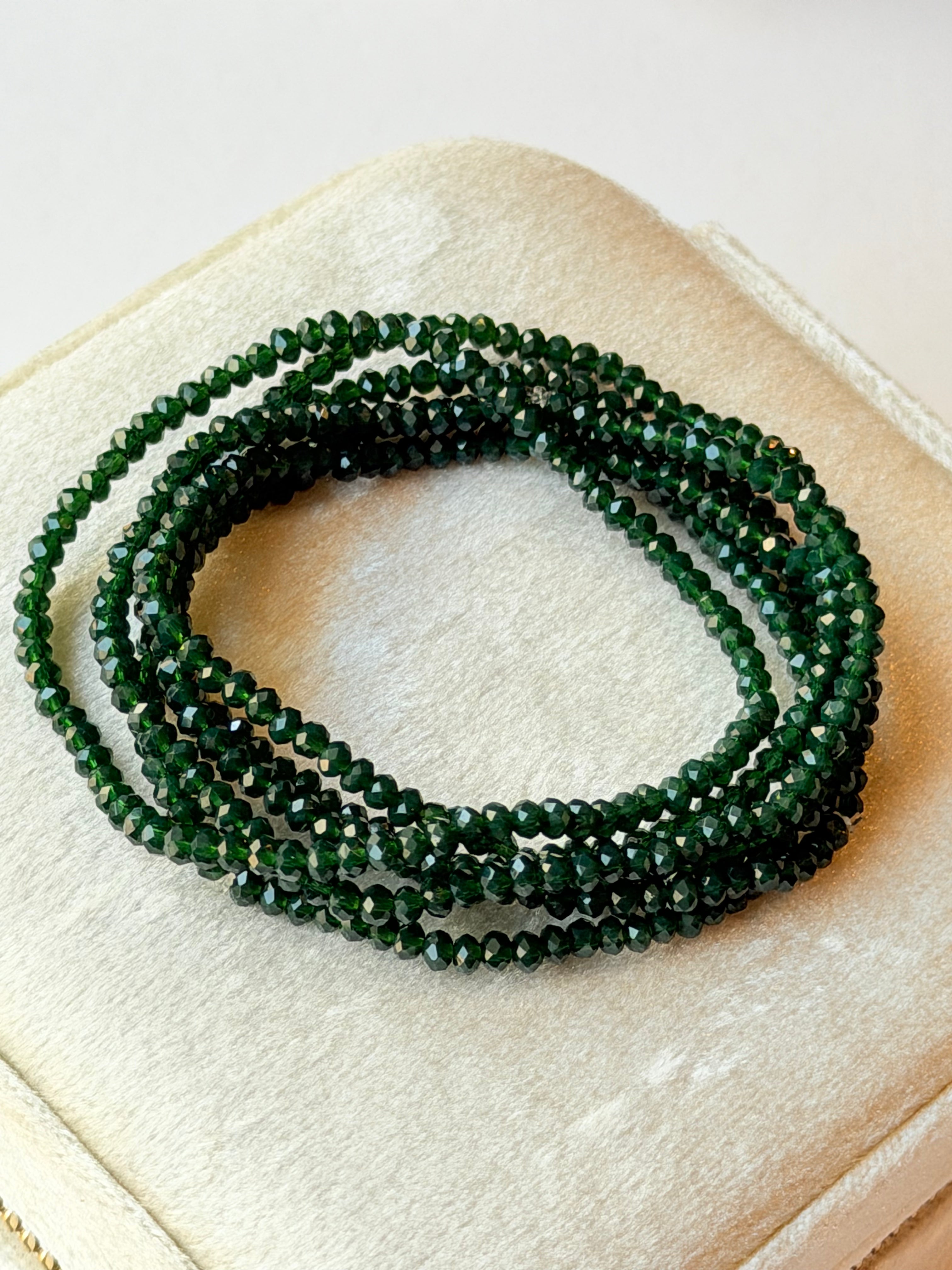 Pulsera cristal de elástico