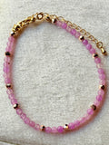 Pulsera de piedras naturales lilas