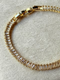 Pulsera tennis baguette zirconias