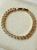 Pulsera tennis de zirconias ovalados