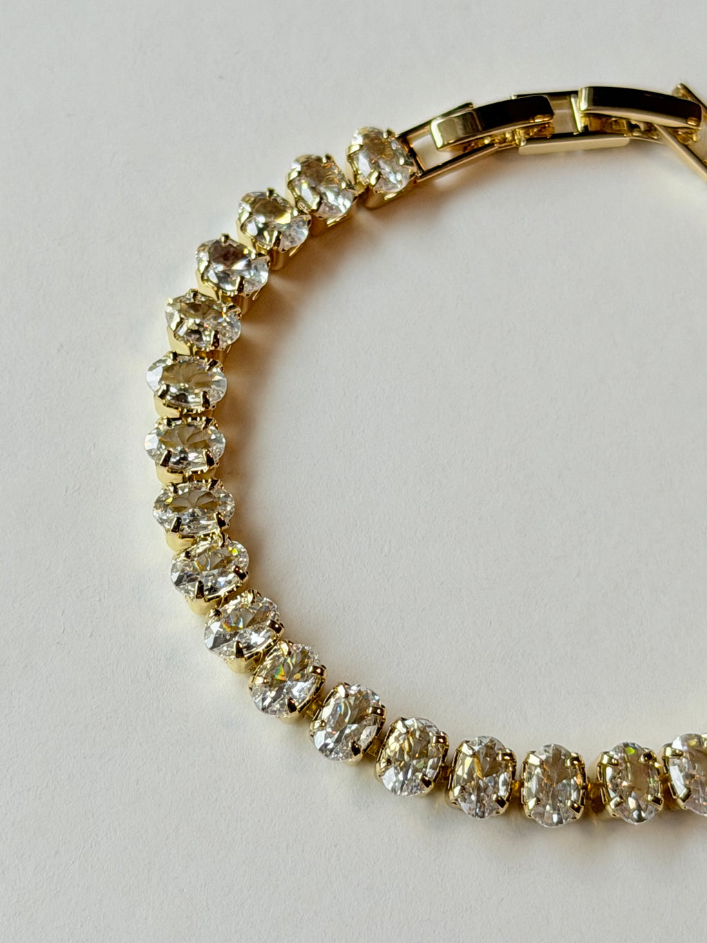 Pulsera tennis de zirconias ovalados