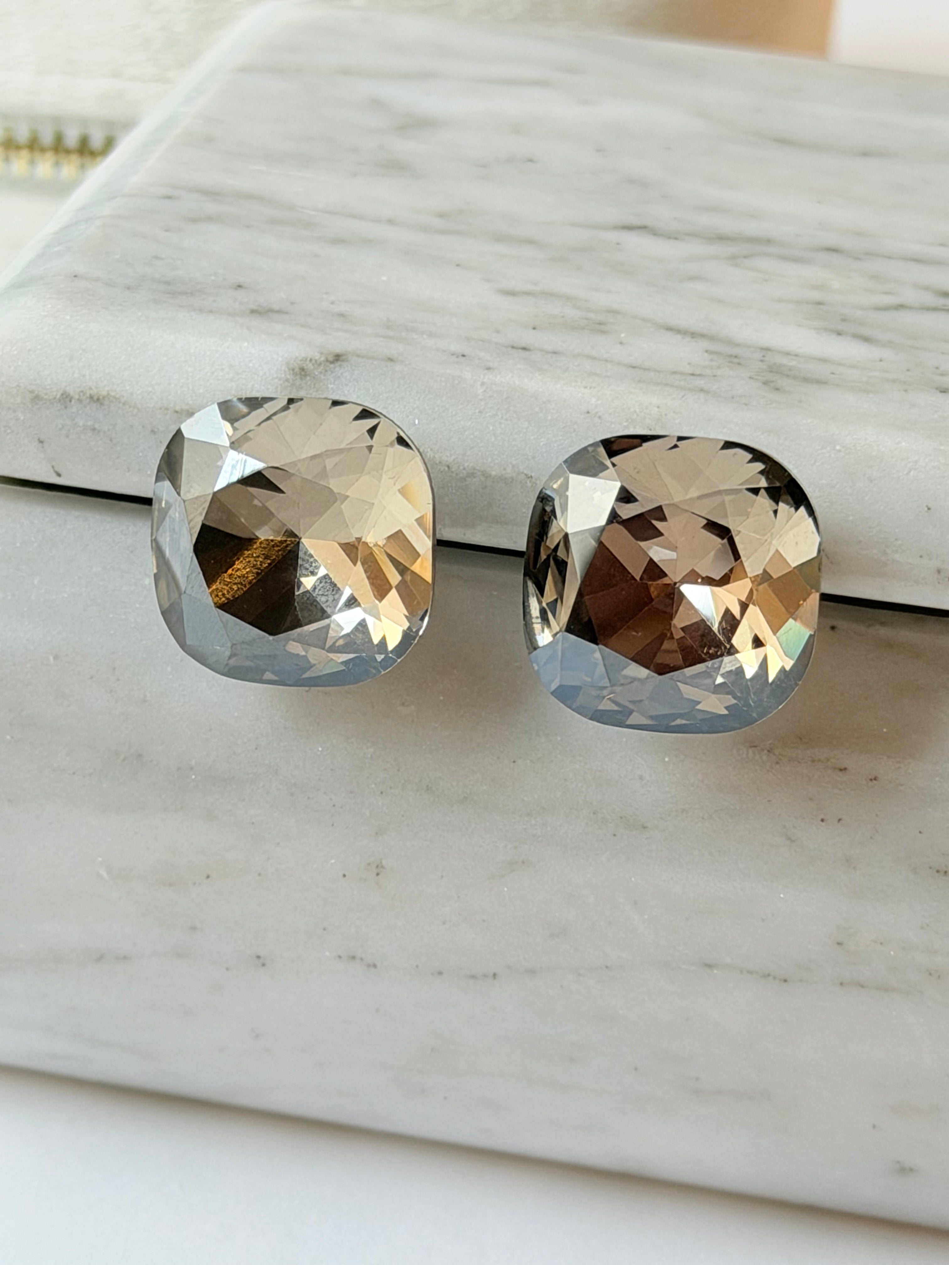 Broquel cuadrado de cristal